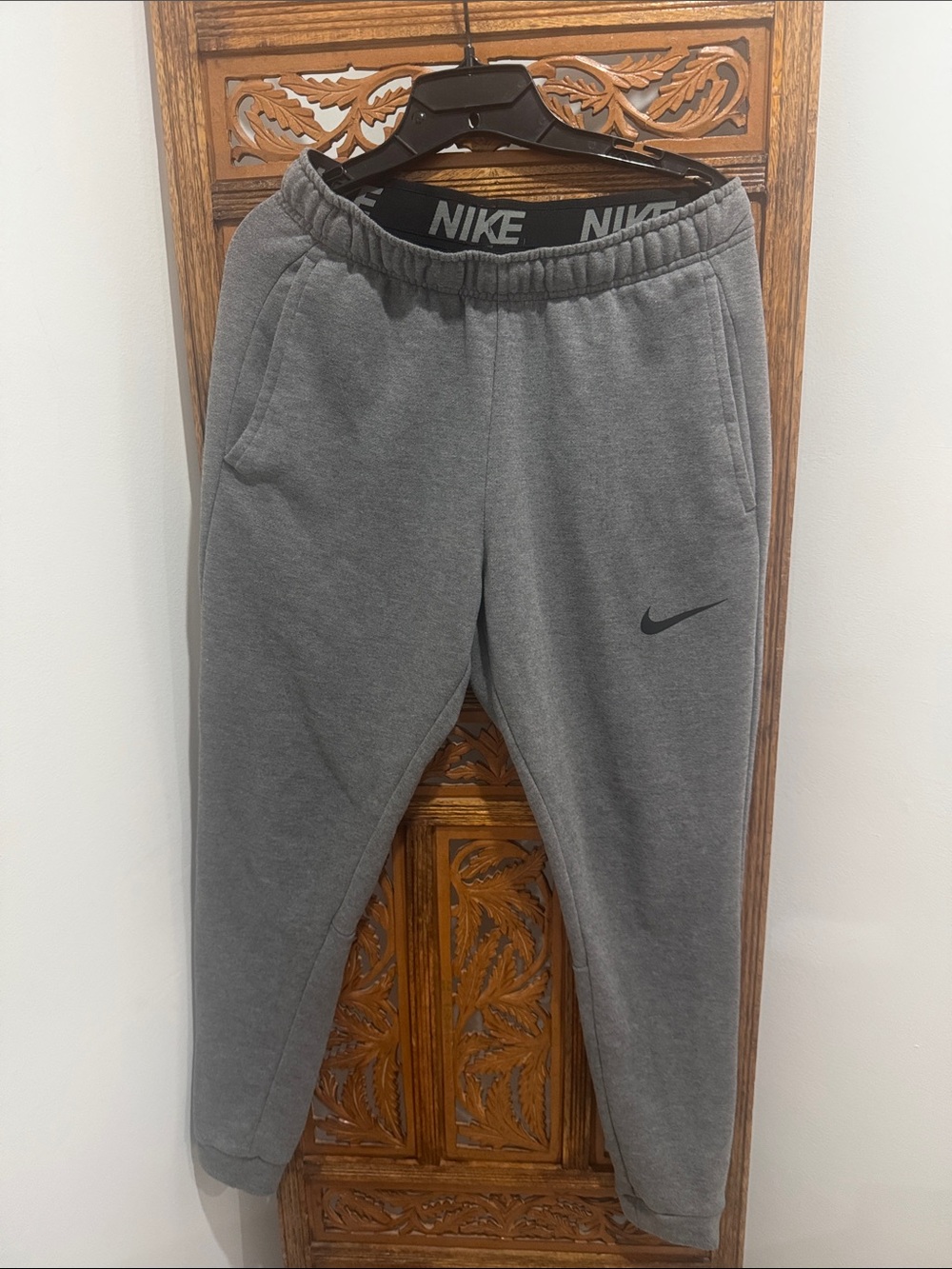 Nike teen Gray Logo Fleece Joggers